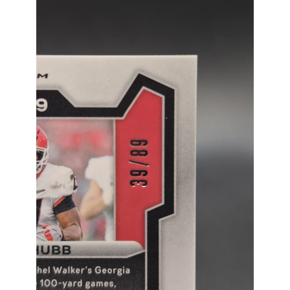 2024 Panini Prizm Draft Nick Chubb #29 Blue Mosaic Prizm /89 Browns Texans